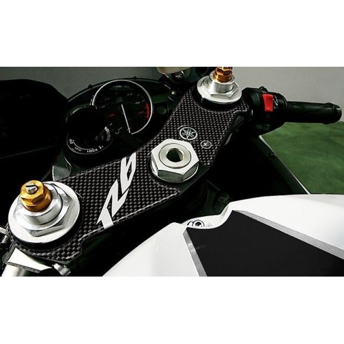 ADESIVO 3D compatibile per MOTO YAMAHA R6 2006-2016 PROTEZIONE PIASTRA FORCELLA