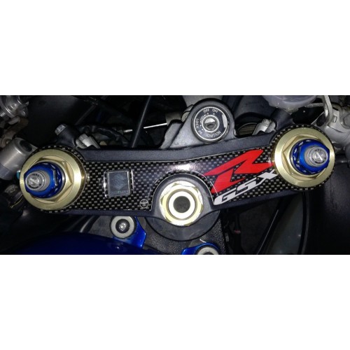 ADESIVO 3D GEL per PIASTRA STERZO compatibile MOTO SUZUKI 600 GSXR 2004-2005