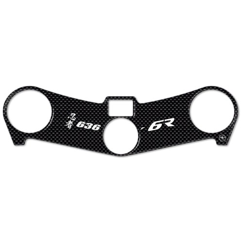 Placa de horquilla con protección de gel 3D compatible para motos KAWASAKI ZX-6R 2003-2004