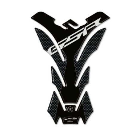 ADESIVO STICKER GEL 3D CARBONIO PARASERBATOIO COMPATIBILE per MOTO SUZUKI GSR