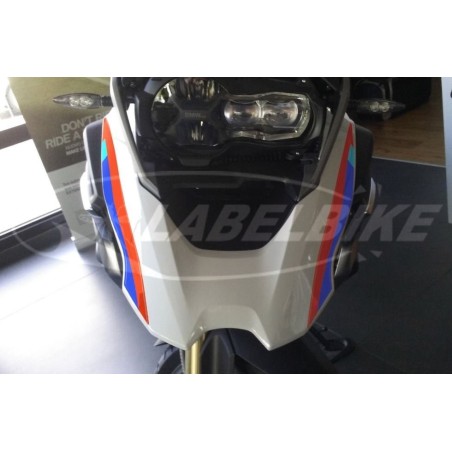 2 ADESIVI GEL 3D BAFFI FRONTALE compatibili per MOTO BMW GS R1200 dal 2017