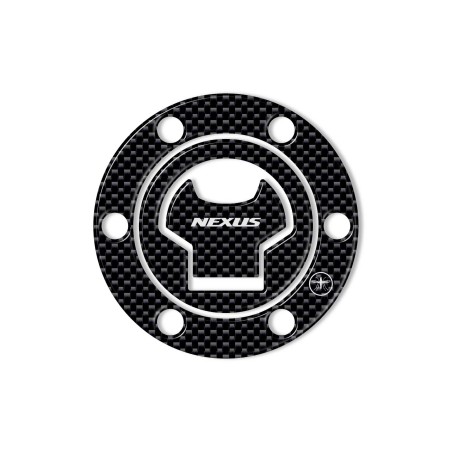 Tappo ADESIVI 3D CARBONIO PROTEZIONE SERBATOIO x Scooter GILERA NEXUS dal 2008