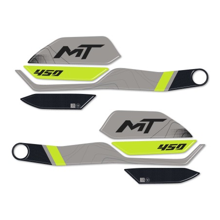 Pegatinas Gel Resina 3D Protección Guardamanos Moto compatible con CFMOTO 450MT