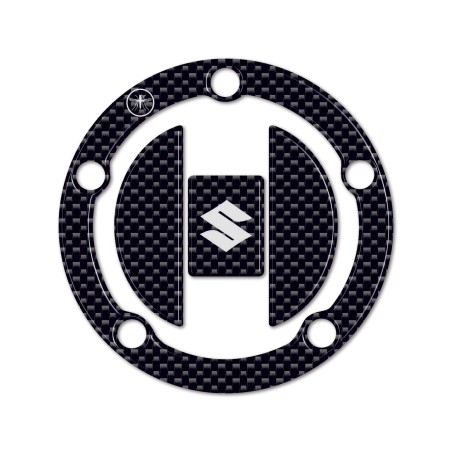 BOUCHON DE PROTECTION ADHESIF EN RESINE 3D pour MOTOCYCLE SUZUKI