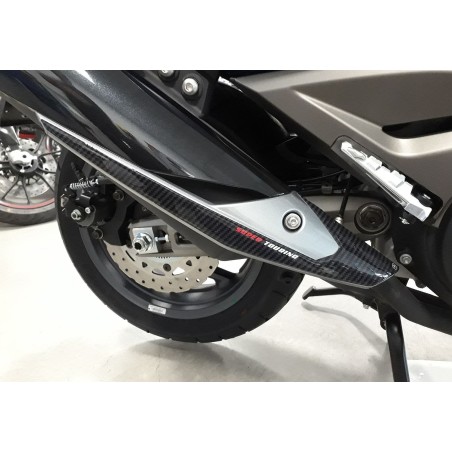 Autocollant de protection de silencieux 3d Compatible pour Scooter Kymco Ak 550 2017-2022
