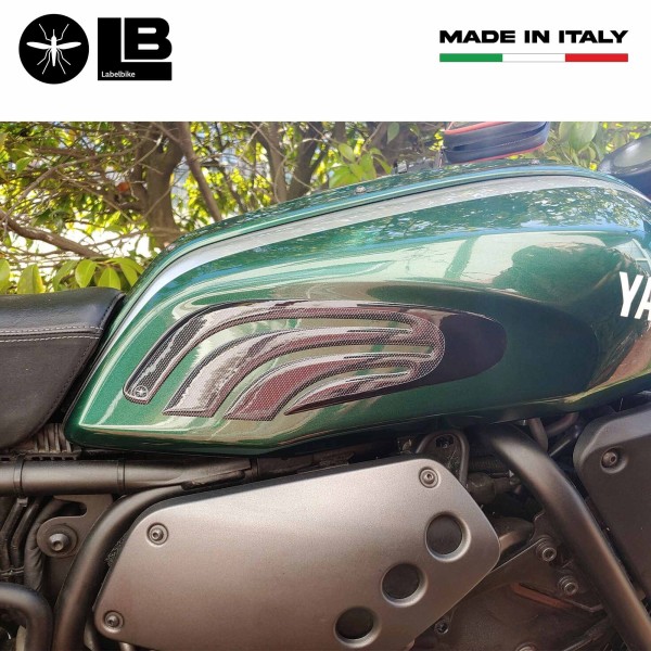 2 PROTEZIONI LATERALI 3D SERBATOIO compatibili per MOTO XSR 700 YAMAHA XSR700