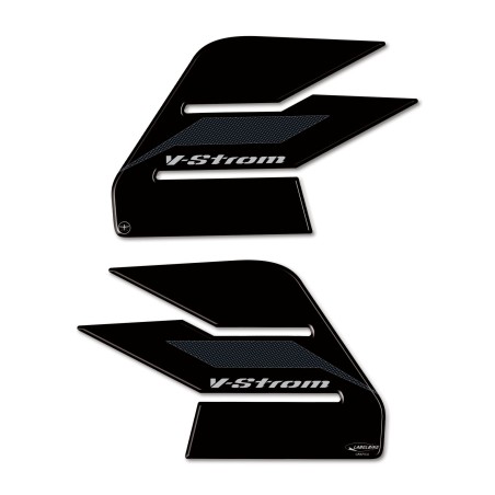 2 PROTECCIONES LATERALES DE DEPÓSITO compatibles para motos SUZUKI V-STROM 650 2017-2025.