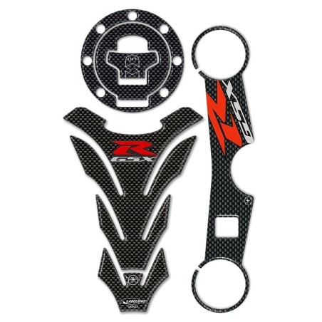 Kit de pegatinas de protección GSX-R 3D compatible para motos Suzuki 600 GSXR 2000-2003