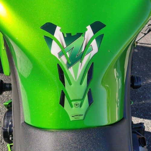 ADHESIVO-PEGAMENTO PARASTER 3D compatible KAWASAKI Z750 Z1000 Z 750-1000 Verde