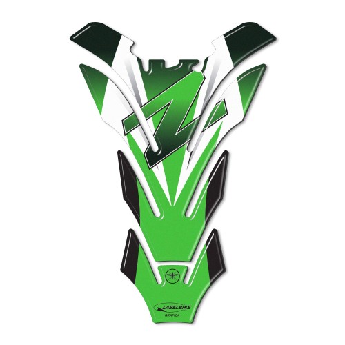 ADHESIVE-STICKER PARASTER 3D compatible KAWASAKI Z750 Z1000 Z 750-1000 Vert 2