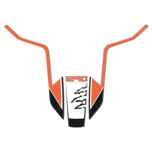 PROTEZIONE PARAFANGO ANTERIORE adesivi 3D compatibile per MOTO KTM 1290 ADVENTURE 2