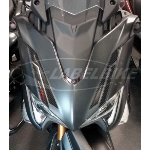 3D COMPATIBLE ADHESIVE-STICKERS KIT FOR YAMAHA FRONT TMAX 530 Carbon 2017-2019
