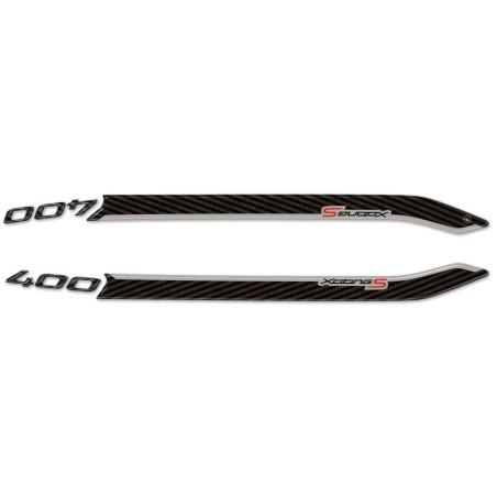 2 ADHESIVES DE PROTECTION DE POIGNEE 3D compatibles pour kymco XCITING S 400 2018-2023