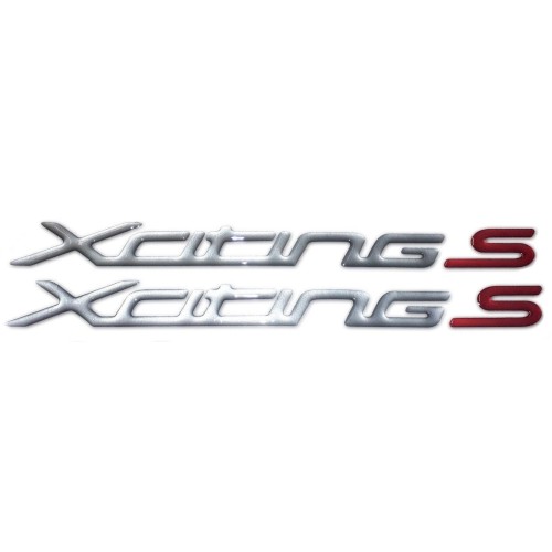 2 3D WRITE ADHESIVES XCITING S compatible for KYMCO 400i scooters 2018 - 2023