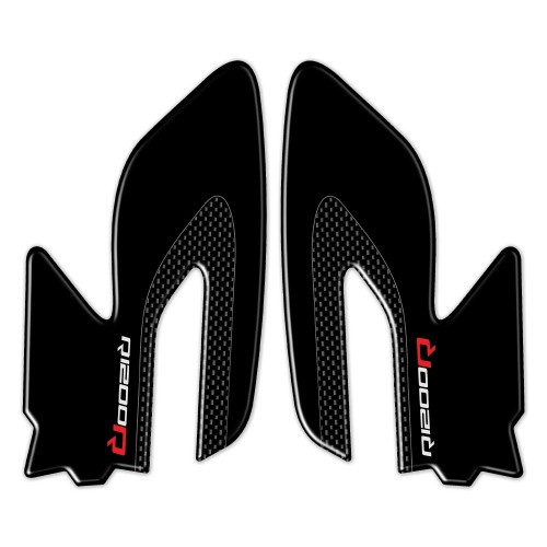 2 SIDE PROTECTIONS Pegatinas de depósito 3D compatibles para BMW R1200R moto 2015-19