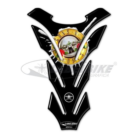 GUNS 'N ROSES 3D MOTO ADHESIVE WALL PROTECTOR Gloss Black
