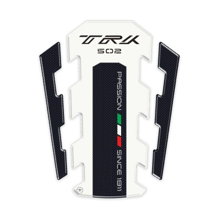 PANNEAU DE PROTECTION RESINE 3D compatible avec les motos BENELLI TRK 502 White