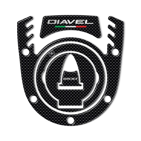 KIT ADHESIVES 3D FILLER CAP PROTECTION compatible avec DUCATI DIAVEL MOTORCYCLE