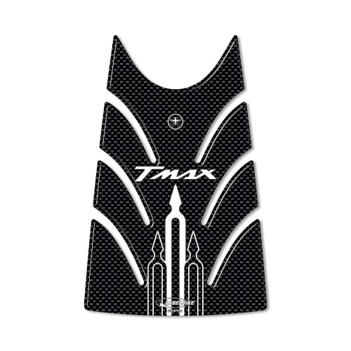 PROTEZIONE SPORTELLO SERBATOIO TMAX 500 ADESIVO 3D per SCOOTER YAMAHA T MAX 2008-2011 2