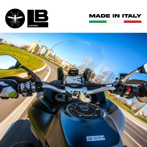 Bouchon de réservoir KEYLESS ADHESIVE 3D CARBON pour MOTO DUCATISTRADA 1260 2