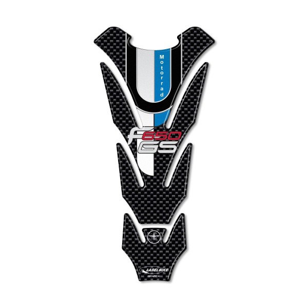 Protector de depósito de carbono 3D de resina adhesiva compatible con las motocicletas Bmw F650 Gs F650gs