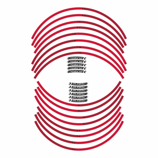 ADHESIVE RIMS STRIPES kompatibel für SCOOTER XCITING 300 - 400 - 500 KYMCO