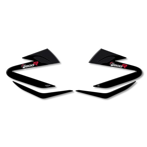 ADESIVI in resina Gel 3D PROTEZIONI LATERALI F800 r compatibili per MOTO BMW F800R 