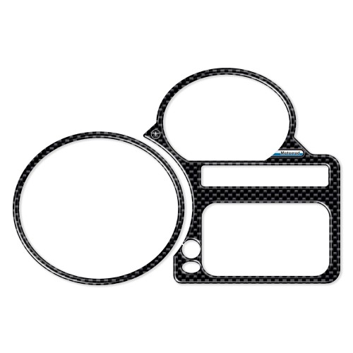 3D CARBON LOOK Armaturenbrettaufkleber passend für BMW R1200 GS und ADVENTURE Motorräder