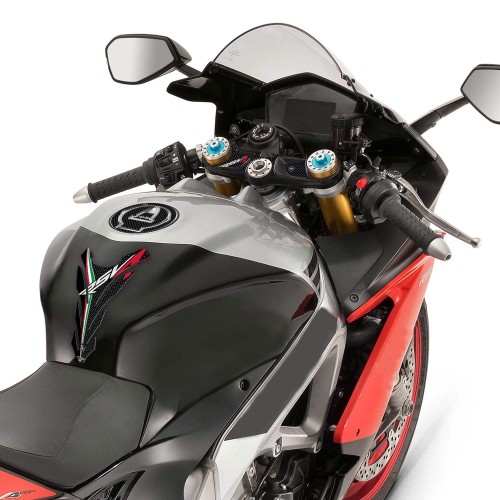 KIT ADHESIVOS/STICKERS en gel 3D RESINA compatible para MOTO APRILIA RSV4 carbono