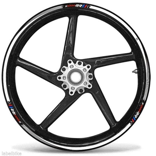 ADHESIVE STRIPES compatible with BMW S1000 RR MOTO stickers 17' tuning rims