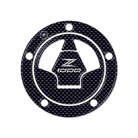 ADHESIVE 3D CARBON FILLER CAP PROTECTION compatible MOTORCYCLE KAWASAKI Z1000