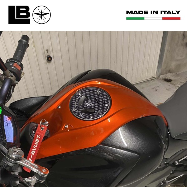 ADESIVO 3D CARBONIO PROTEZIONE TAPPO SERBATOIO compatibile MOTO KAWASAKI Z1000