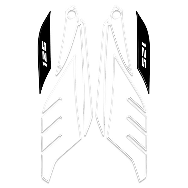 ADESIVI 3D per Scooter X max 125 PROTEZIONE compatibile per YAMAHA Xmax 2014-2016
