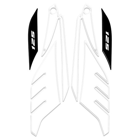 3D ADHESIVES pour Scooter X max 125 PROTECTION compatible pour YAMAHA Xmax 2014-2016