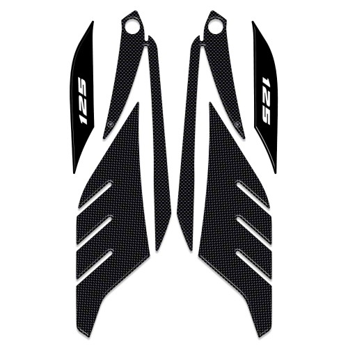 3D ADHESIVES for Scooter X max 125 PROTECTION compatible for YAMAHA Xmax 2014-2016 2
