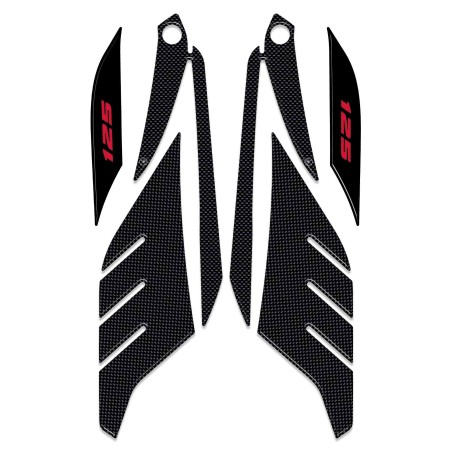 3D ADHESIVES für Scooter X max 125 PROTECTION kompatibel für YAMAHA Xmax 2014-2016