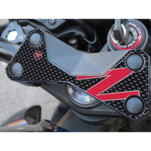 Adhesive 3D Fork Plate compatible for MOTORCYCLE KAWASAKI Z750 Z1000 z RED