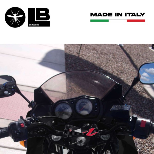 Adesivo 3D PIASTRA FORCELLA compatibile per MOTO KAWASAKI Z750 Z1000 z ROSSA