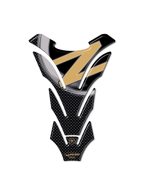 3D STICKER STICKER PARASTER compatible para MOTO KAWASAKI Z750 Z1000 oro 2