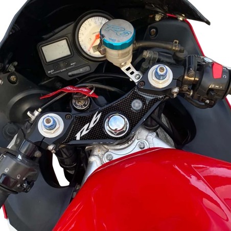 PROTECCIÓN ADHESIVA 3D COMPATIBLE PARA PLACA DE HORQUILLA para R 6 YAMAHA R6 03-04