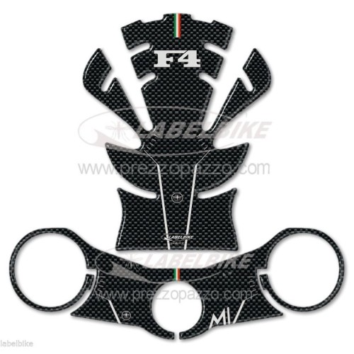 KIT ADESIVI PROTEZIONE SERBATOIO compatibili per MOTO MV AGUSTA F4 1999-2009