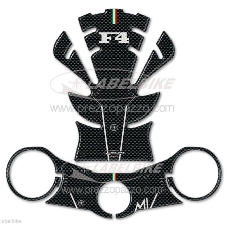 KIT ADHESIVOS PROTECCIÓN DEPÓSITO compatible para MOTO MV AGUSTA F4 1999-2009