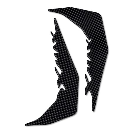 2 3D ADHESIVES-STICKERS 3D PARASKERS compatible for X MAX YAMAHA XMAX 2006-2009