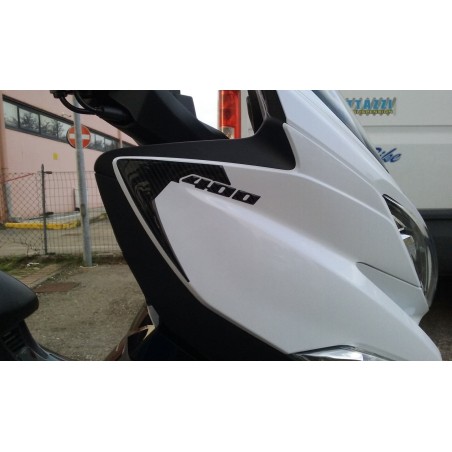 2 ADESIVI 3D GEL PROTEZIONE SPIGOLI compatibili per SUZUKI BURGMAN 400 2017-2025