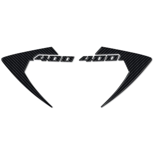 2 ADESIVI 3D GEL PROTEZIONE SPIGOLI compatibili per SUZUKI BURGMAN 400 2017-2025 2