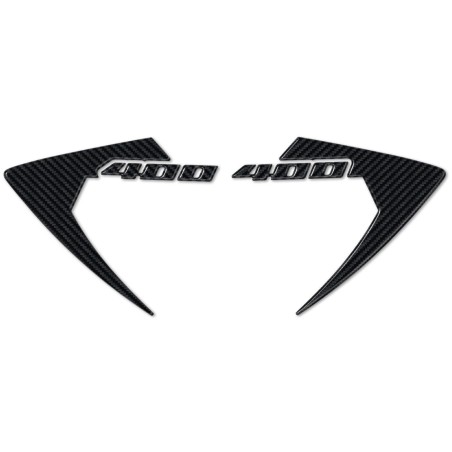 2 ADESIVI 3D GEL PROTEZIONE SPIGOLI compatibili per SUZUKI BURGMAN 400 2017-2025