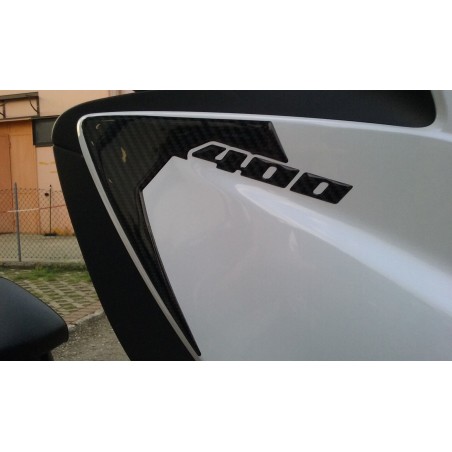 2 ADESIVI 3D GEL PROTEZIONE SPIGOLI compatibili per SUZUKI BURGMAN 400 2017-2025