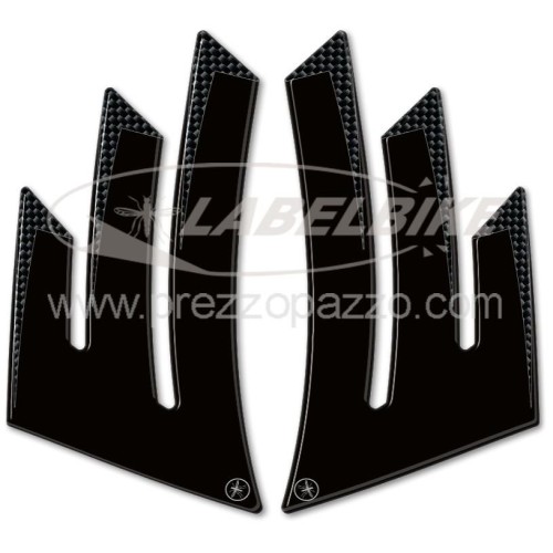 2 ADESIVI gel PROTEZIONI LATERALI SERBATOIO compatibili per MOTO YAMAHA TDM 900 2