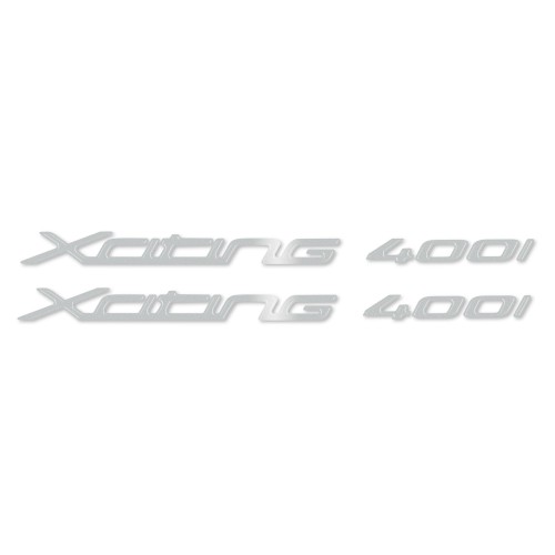 2 3D GEL ADHESIVES COPY WRITINGS XCITING 400i compatible for KYMCO Scooters