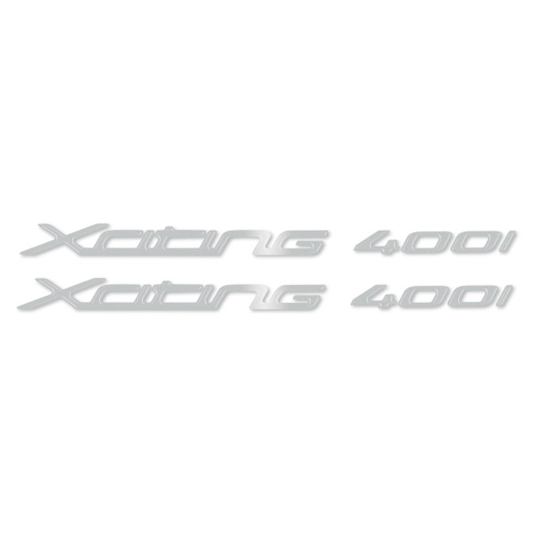 2 3D GEL ADHESIVES COPY WRITINGS XCITING 400i compatible for KYMCO Scooters